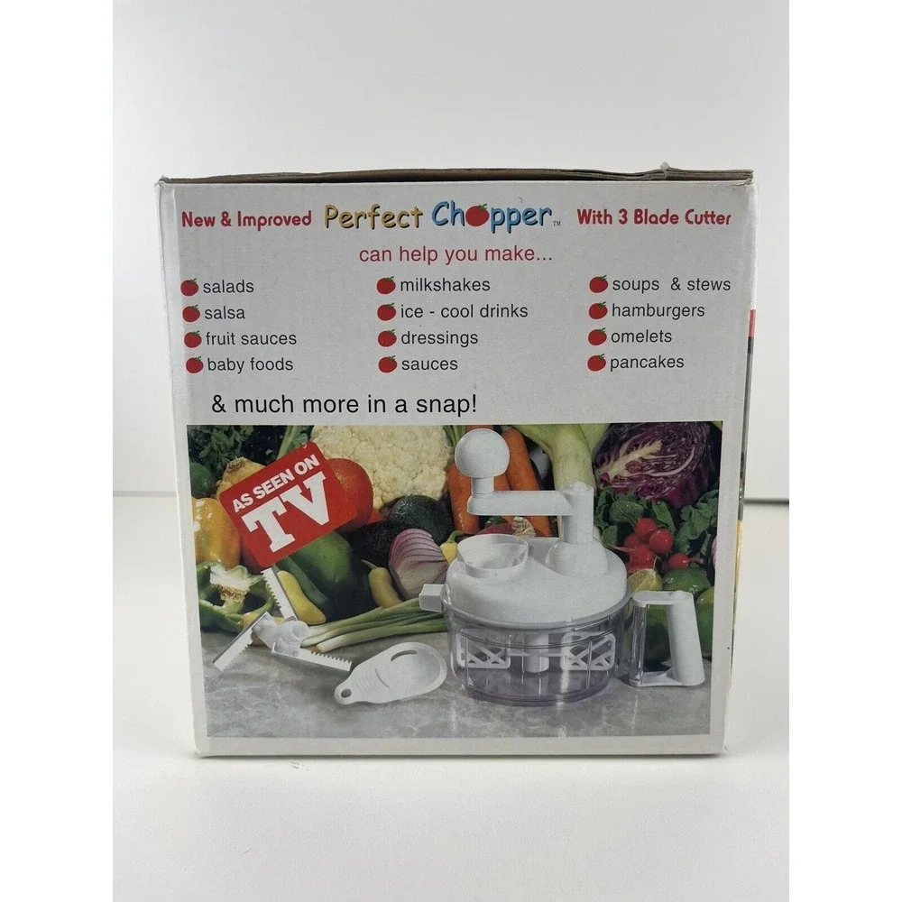 Perfect Chopper AS SEEN ON TV New and Improved Professional (Top Quality, Open)